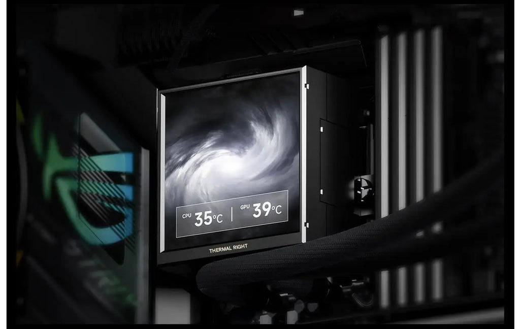 Thermalright PEERLESS VISION 360 UB ARGB All-In-One Liquid CPU Cooler, DIY Theme/With 3.95-Inch Display for LGA 1851/AM5/AM4