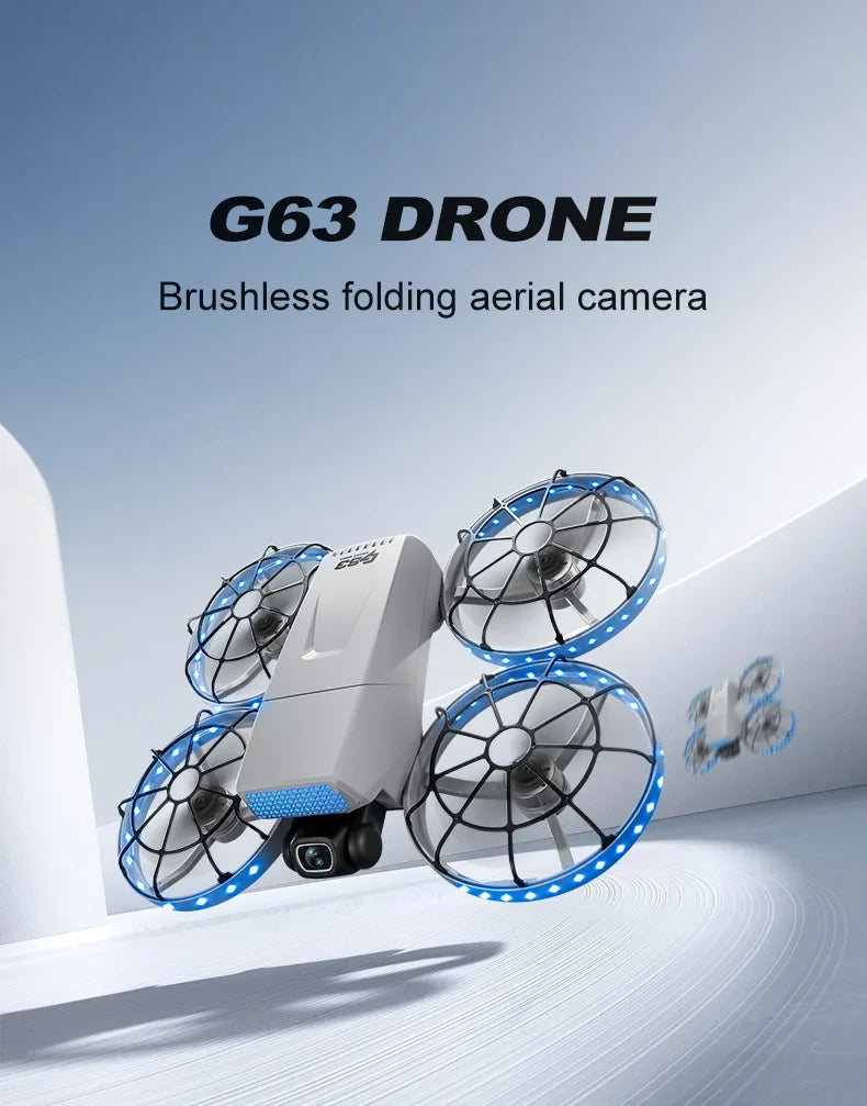 droneS 4k professional 10km  brushless optical flow folding dual mirror professional aerial photography with servo gimbal drone