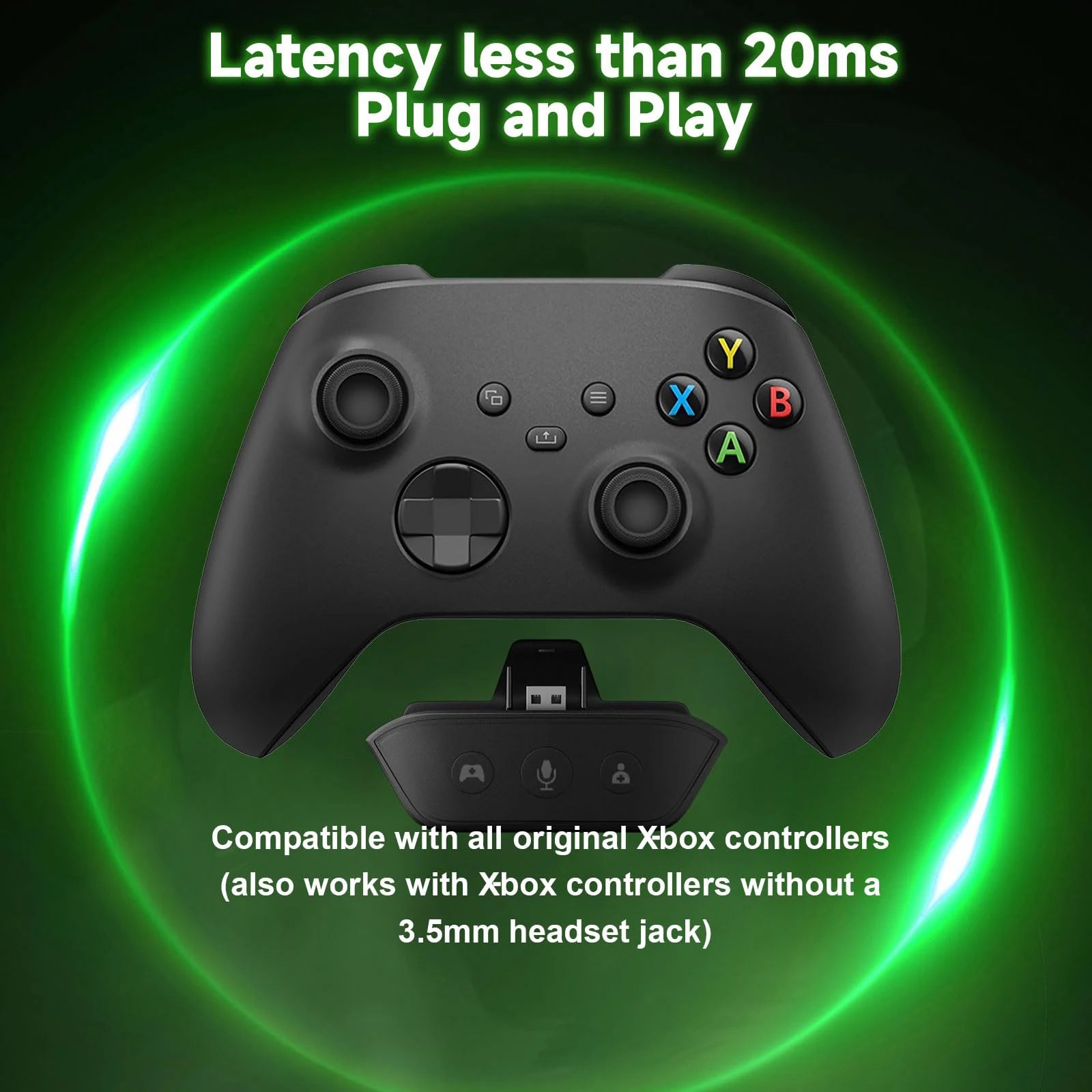 Wireless Gaming Headset for Xbox/PC/Switch Game/Chat Audio,Foldable,Detachable Mic,3D Surround Sound Plug & Play Game Headphone