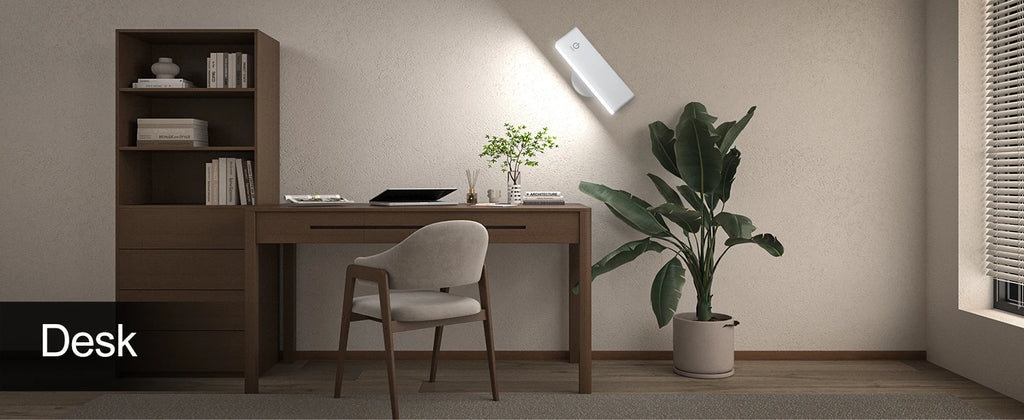 Led Wall Lights With 360 Rotation Dimmable Wall Sconce Magnetic For Mount Light Book Table Lamp Christmas Room Decoration