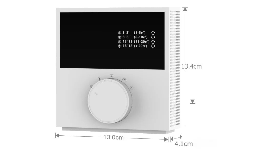 MSS Wall-Mounted Portable Air Purifier Ionic Freshener Deodorization Aldehyde/Smoking Odor Removal for Home Toilet Bedroom Pets