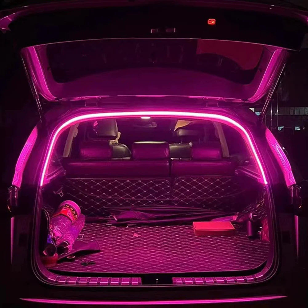 LED Car Trunk Light Strip Self Adhesive Light Strip Auto Sensor Tail Light Strip for Sedan SUV Hatchback Pickup