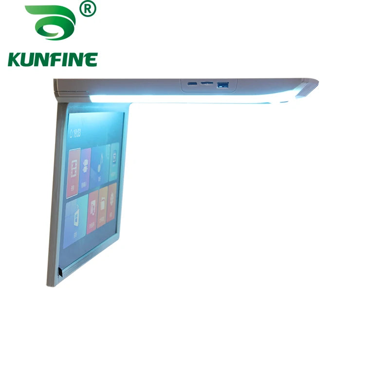 15.6 inch Display digital screen Android 9.0 Car Roof Monitor LCD Flip Down Screen Overhead Multimedia Video Ceiling Roof mount