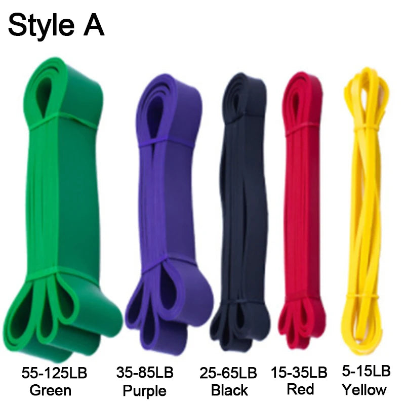 2 Style Resistance Bands Exercise Bands For Men And Women Fitness Training Home Workouts Pull Up Assist Bands Powerlifting Bands