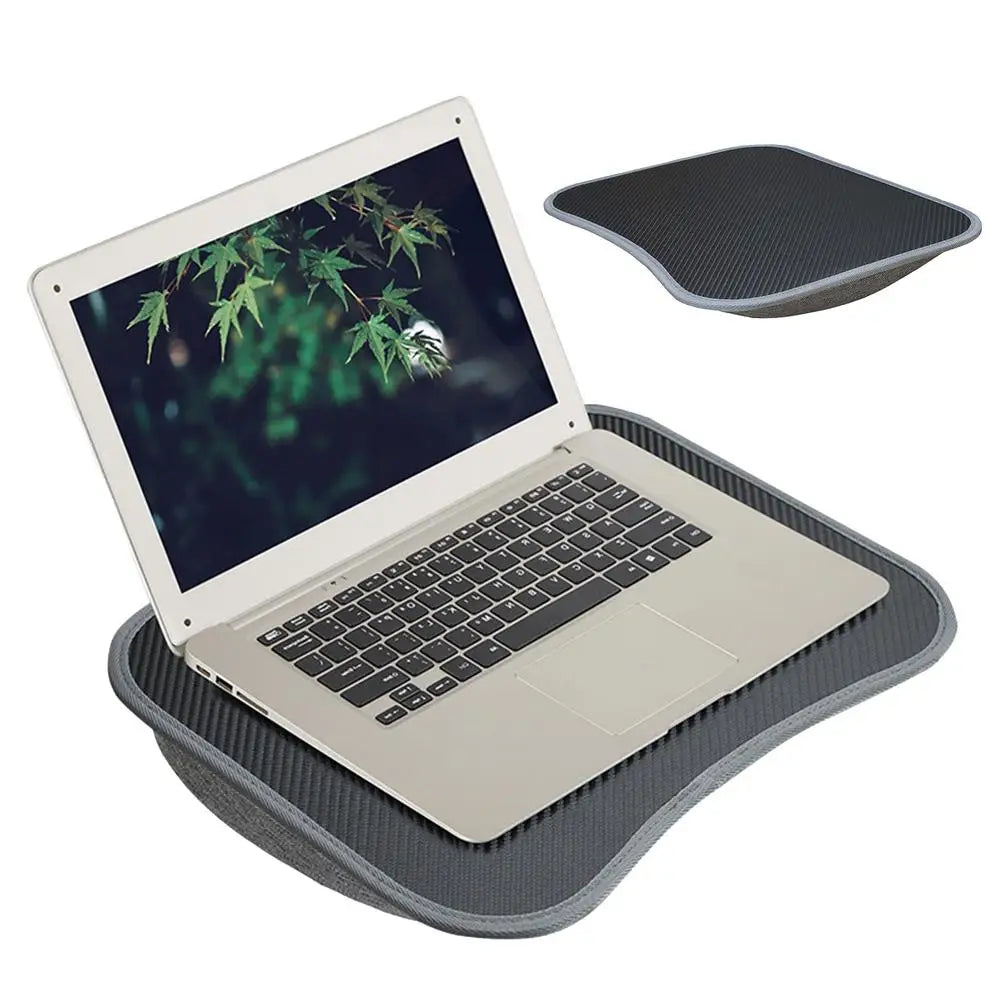 Lap Desk For Laptop With Cushion Lapdesk For Laptop With Soft Pillow Cushion Writing Padded Tray With Handle For Work And Game