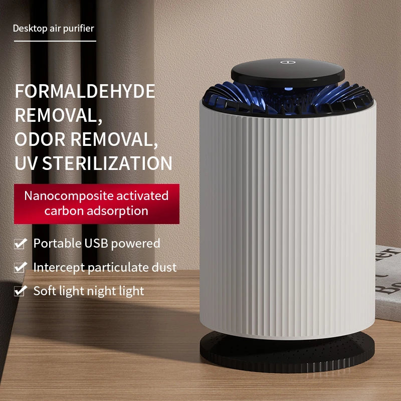 New Air Purifier For Removing Second-hand Smoke Mother And Baby Grade Pet Air Purifier Small Appliances Activated Carbon Filter