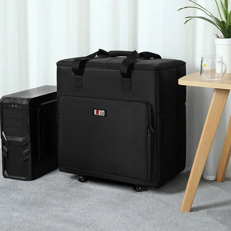 Desktop Gaming Computer PC Carrying Case Travel Storage Carrying BagComputer Main Processor Case and Monitor