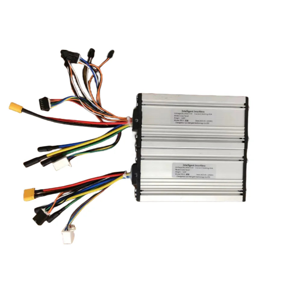 Boyueda S5 60V 45A Electric Scooter Dual Motor Controller 6000W 3000W*2 E Scooter Parts LIVIAE NFC Display Finger Twist Throttle