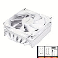 TEUCER 4.5cm Low Profile CPU Air Cooler High Performance 6 Heat Pipes for Intel LGA 1700 115X/AM4 AM5 ITX Gaming CPU Radiator