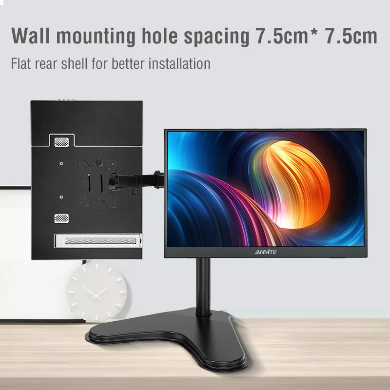 16 inch Touch Screen Portable Monitor 16:10 IPS Extended Display for Laptop with Bracket For xbox raspberry Pi