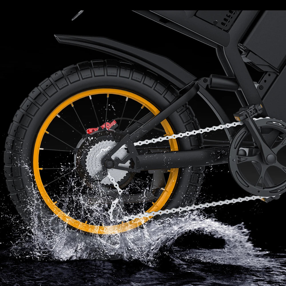 Coswheel Electric bike for Adult 2000W 60V Off-Road Motorcycle Mountain Bikes 20Inch Electric bike Fatbike Motorcycles ebike