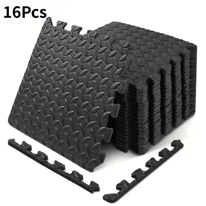 30x30cm Yoga Mat Shock Absorbing Mat Home Gym Pad EVA Eco Friendly Non Slip Foam Interlocking Flooring Suitable for Home and Gym