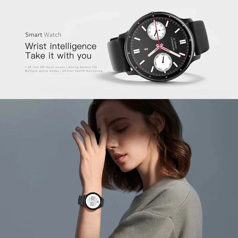 2025 New Ultra Light Smartwatch New Smart Watch Men Sports Fitness Watch Heart Rate Full Touch Screen Bluetooth Call
