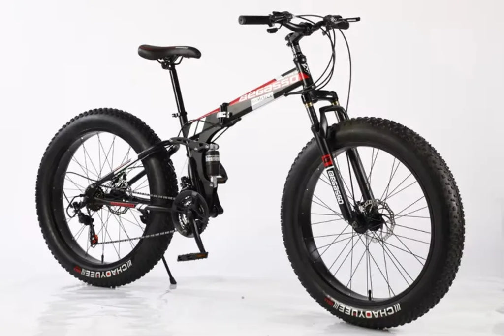 Folding Fat Tire Tyre Mountain Bike Tires 26x4.0 Bicycle Mtb Cycle With Gears for Adult