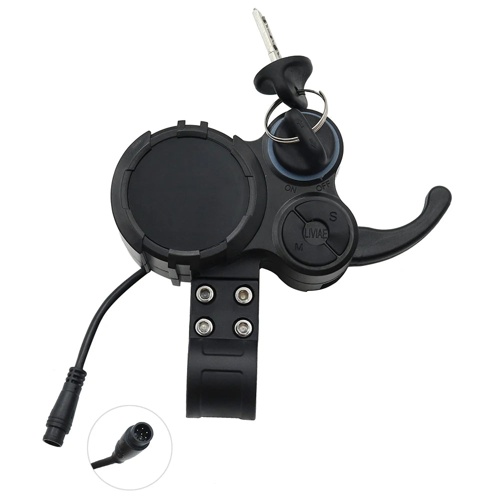 Electric Scooter Single Drive 48V 23A Dual Drive 48V-60V 28A Only Brushless Controller With Key LCD Display Accelerator