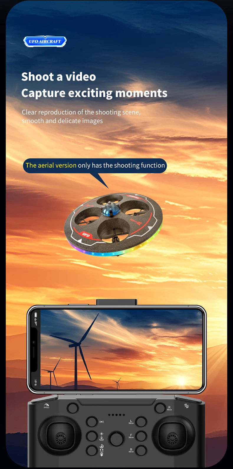 Airplane Rc Plane with Camera Drone Foam UAV Ufo Intelligent Obstacle Avoidance Aircraft Remote Control Helicopter Toys for Kids