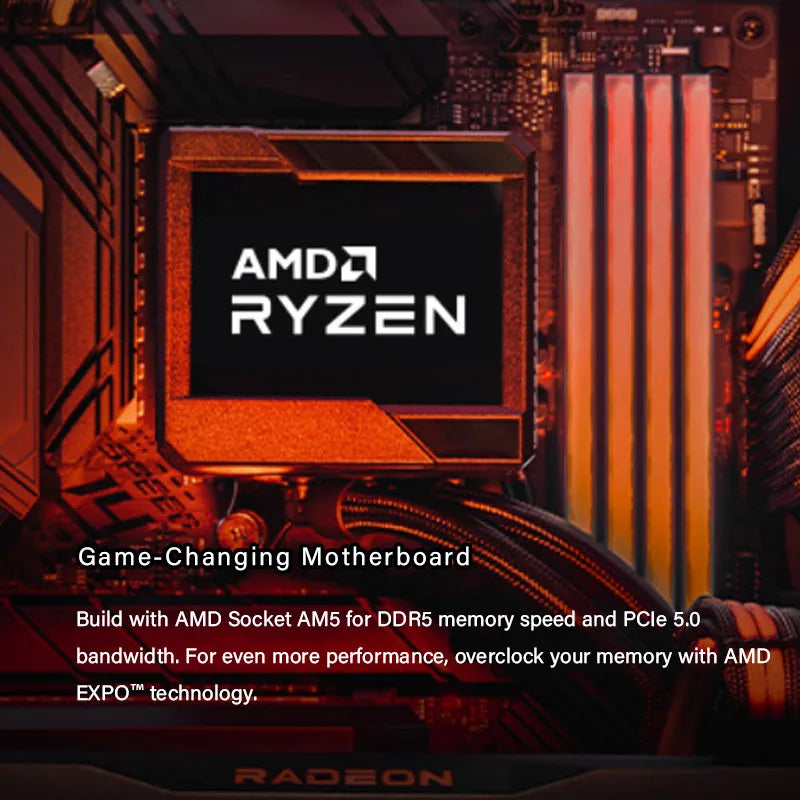 AMD Ryzen 7 7700 CPU R7 7700 5.3GHz 8-Core 16-Thread 40MB Game Cache Socket AM5 Desktop Processor for PC Gamer without Package