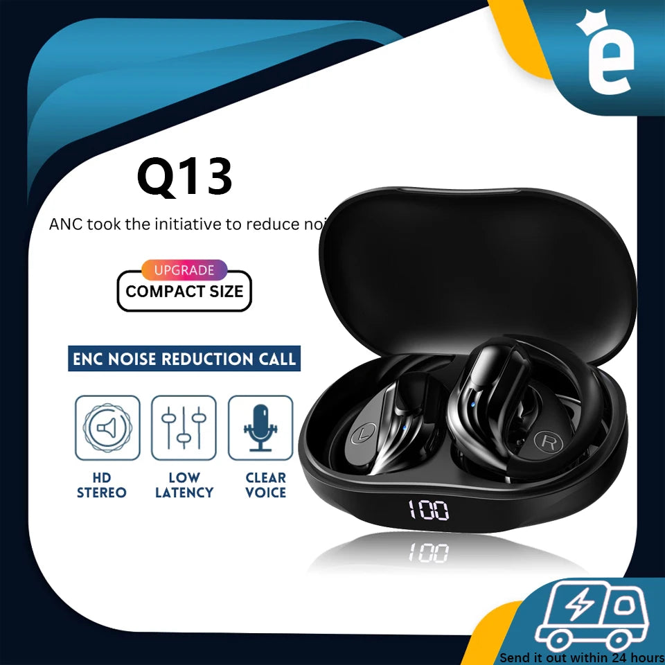 2026New Gaming Earphones Bluetooth 5.3 Sport Headset Dual Mode HD Call Noise Reduction Earbuds with Mic Music Earphones