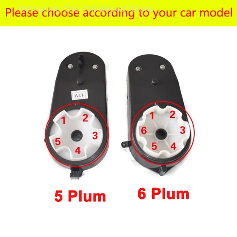 6V/12V RS390 Kids Ride On Toys Car Motors Children Car Wheels Gearbox High Speed DC Motor For Remote Control Car Parts