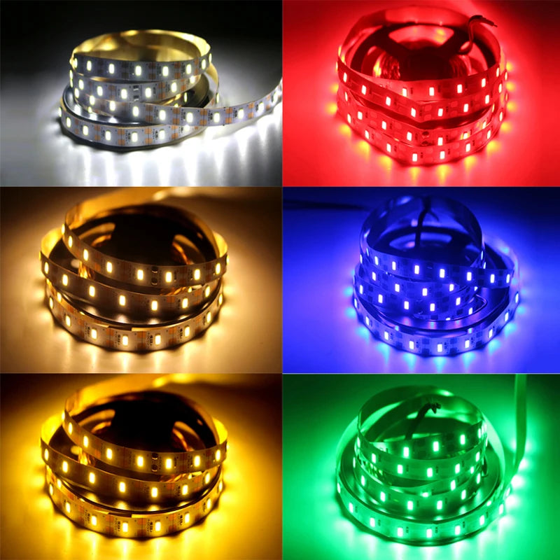 LED Strip Light USB DC 5V SMD 2835 With Controller LED Strip Lights Flexible Lamp Tape Ribbon TV Desktop Screen BackLight Diode
