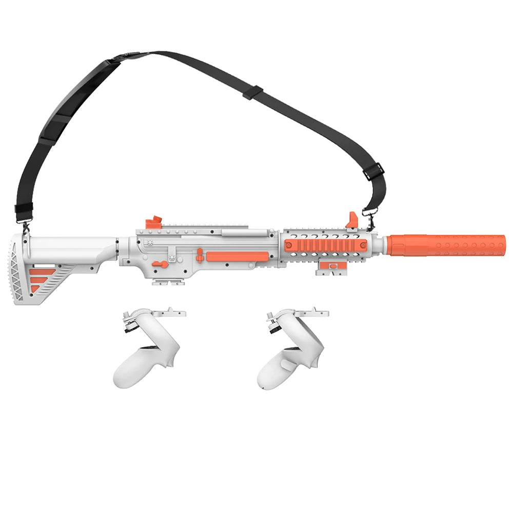 VR Shooting Games Accessories Magnetic VR Rifle Gun Stock For Oculus Quest 2 Magnet Bracket Improved VR Gaming Experience