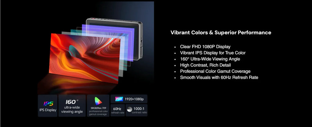 Viltrox DC-X2 DC-X3 Portable Monitor 6 Inch 2000 Nits 4K Touch Screen Profissional Photographic HD FHD Camera Monitor for Video