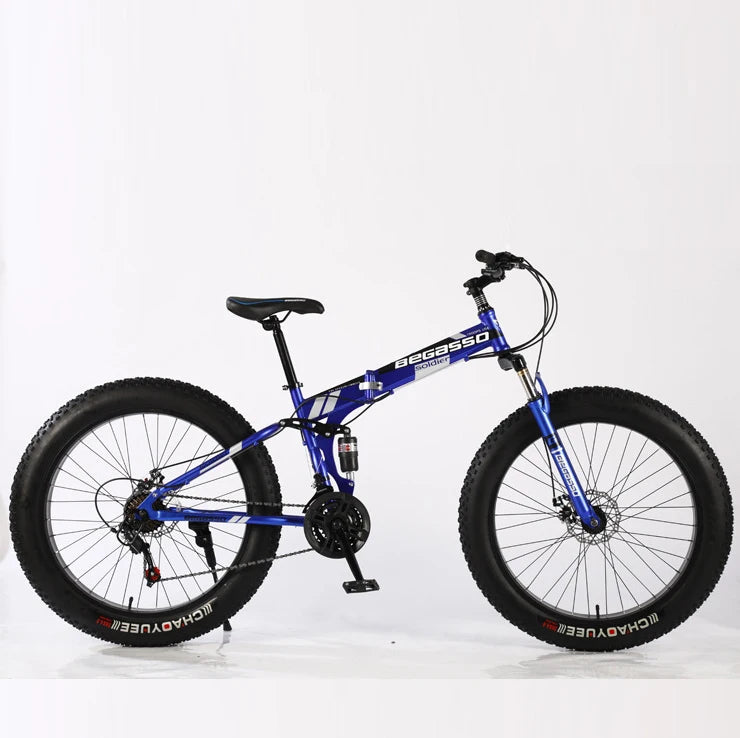Folding Fat Tire Tyre Mountain Bike Tires 26x4.0 Bicycle Mtb Cycle With Gears for Adult