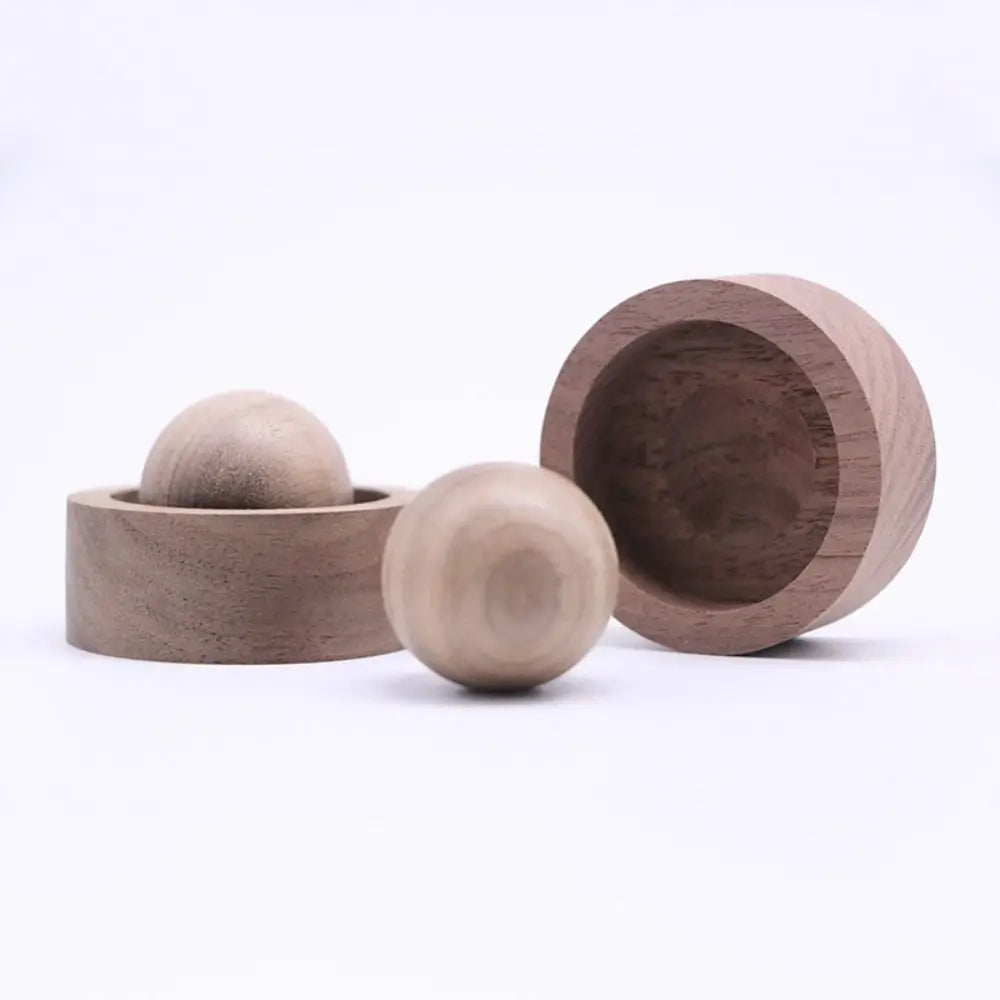 Spherical Essential Oil Diffuser Wooden Expanded Aromatherapy Inhaler Long-lasting Fragrant Wood Home Bedroom Ornaments