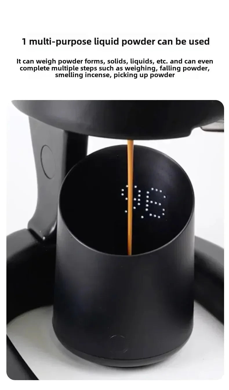 Subminimal Coffee Electronic Scale, Italian Specific Coffee Bean Weighing, Intelligent Hand Drawn Mini Portable Scale, Coffee