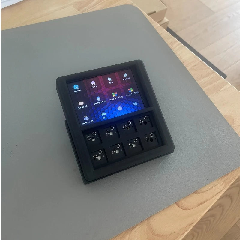 2025Designer Shortcut Keyboard Programmable With Screen RGB Streamdeck Desktop Smart Console USB Sub-Screen Tablet Laptop Office