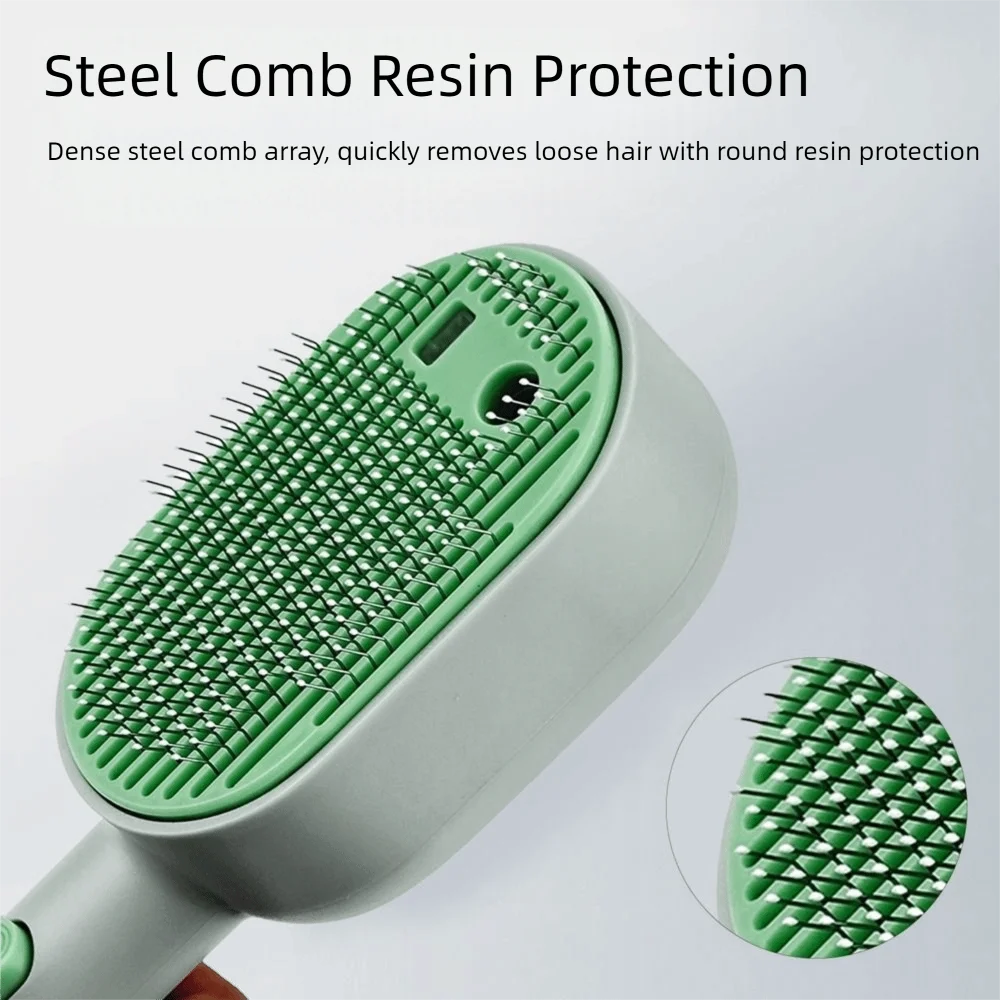 Pet Grooming Tool USB Charging Pet Spray Hair Comb Portable Professional Pet Steam Brush Efficiently Cat Spray Brush Bathing
