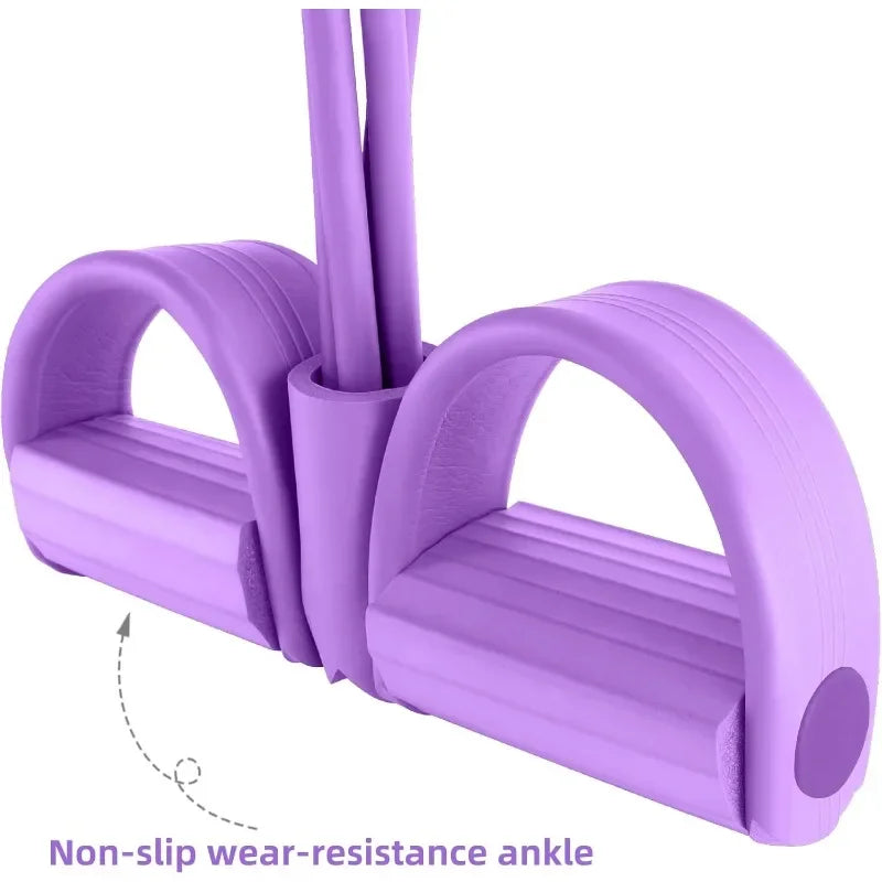 4 Resistanc Elastic Pull Ropes Exerciser Rower Belly Resistance Band Home Gym Sport Training Elastic Bands for Fitness Equipment