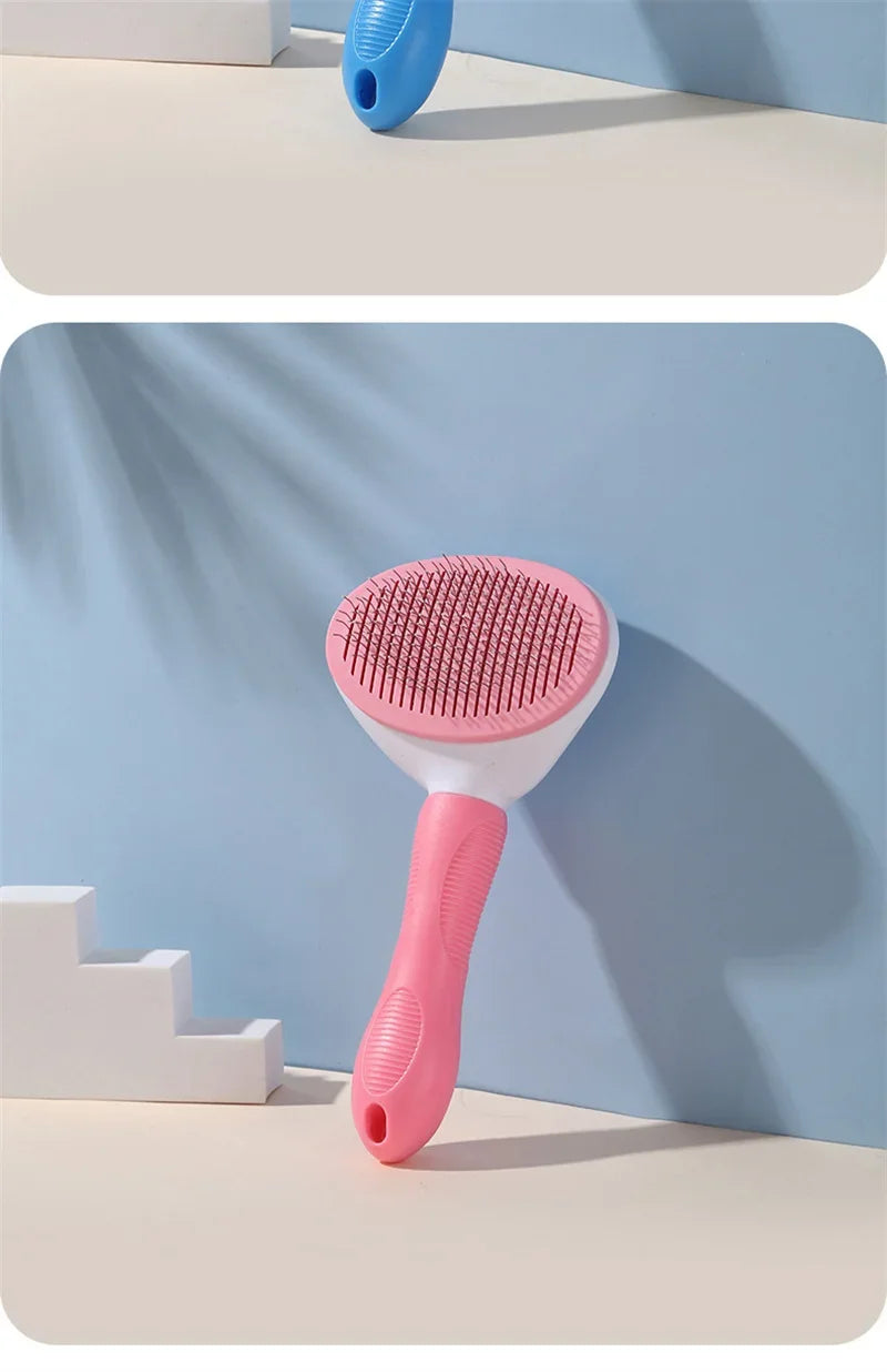 Pet Hair Remover Dog Brush Cat Comb Animal Grooming Tools Dogs Accessories Cat Pet Supplies Stainless Steel Beauty Massage Comb