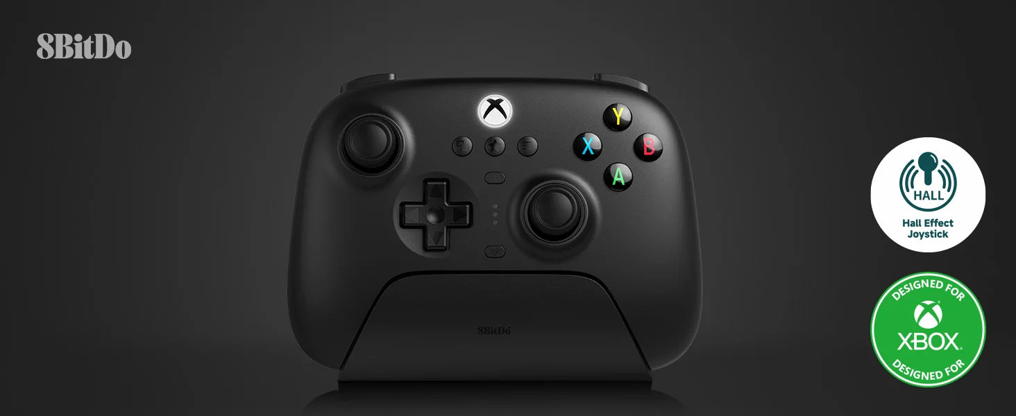 8BitDo Ultimate 3-mode Gaming Controller for Xbox, Hall Effect Joysticks, Compatible Windows, and Android