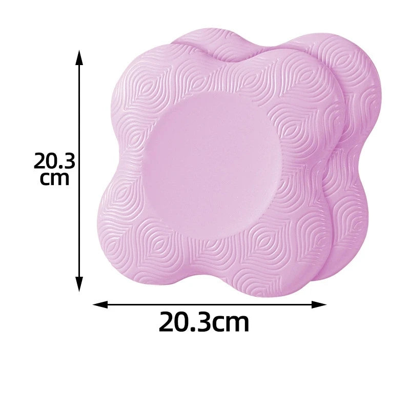 2Pcs Tpe Yoga Kneeling Mats Thickened Anti Slip Yoga Kneeling Protective Pad Sport Fitness Elbow Knee Mat Knee Soft Flat Support
