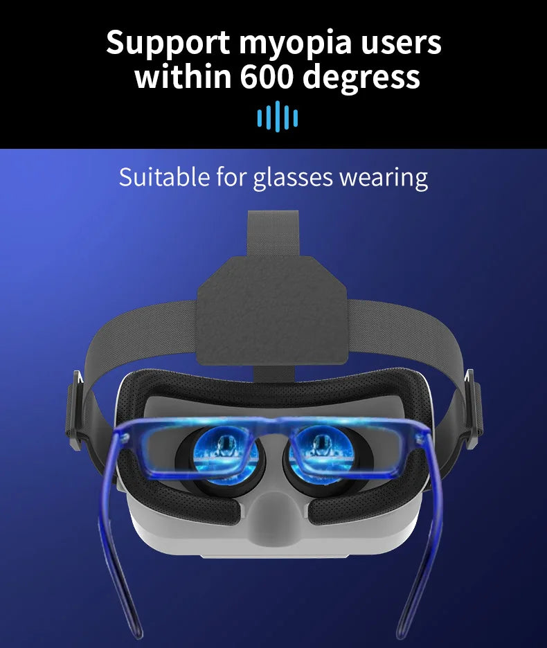 Virtual Reality VR Glasses Headset Viar Devices 3D Helmet Lenses Smart Goggles For Phone Smartphones Cell Viewer Mobile Game Set
