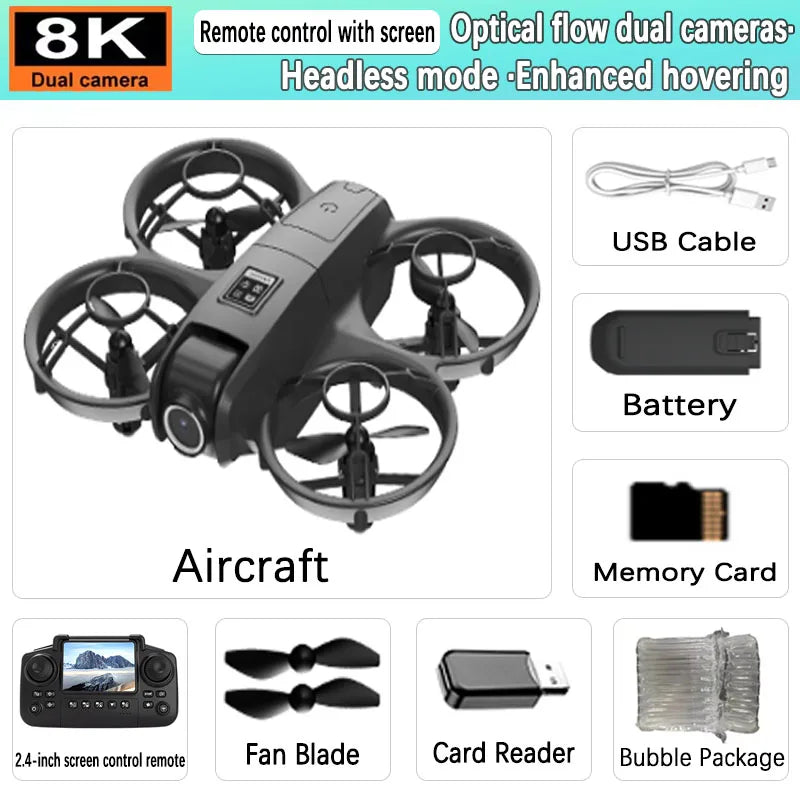 2026New Dual Camera Drone YP6 Aerial Photography Aircraft 5GWIFI Brushless Motor Remote Control Optical Flow Hover Aircraft Gift