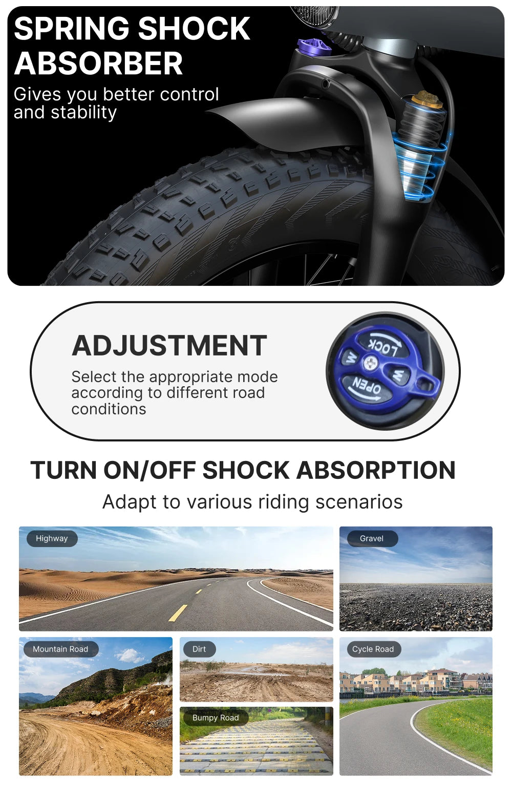 HX Q3 All-Terrain Electric bike 48V 20Ah electric bike 20 Inch Fat Tire ebike 2000W Electric bicycles electric dirt bike e bike