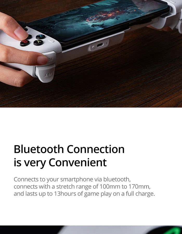 8BitDo Ultimate Mobile Gaming Controller - XBOX Edition - with Hall Effect Joysticks and Hall Triggers