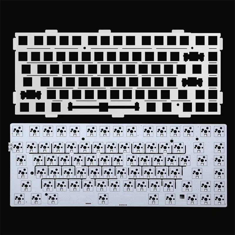 G75 Pro Mechanical Keyboard Customized Tri-mode Wireless RGB Hot Swap 8000mAh PBT Gasket Bluetooth E-sports For PC Gaming