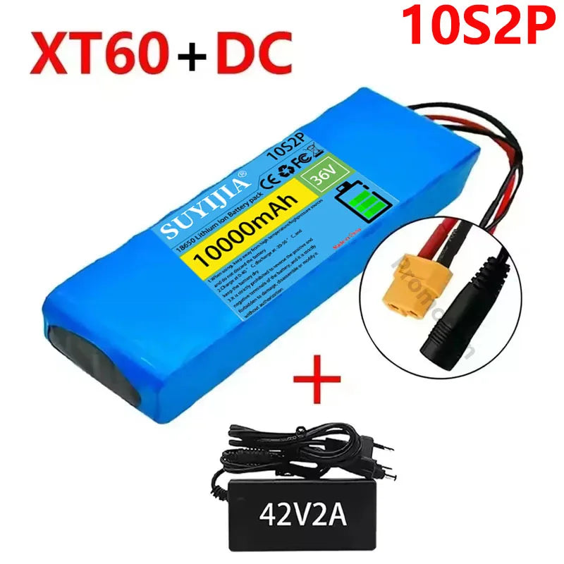 36V 10000mAh 10S2P 36V Electric Scooter Battery Lithium Electric Scooter 500W Electric Scooter Battery 36V 10S2P Battery