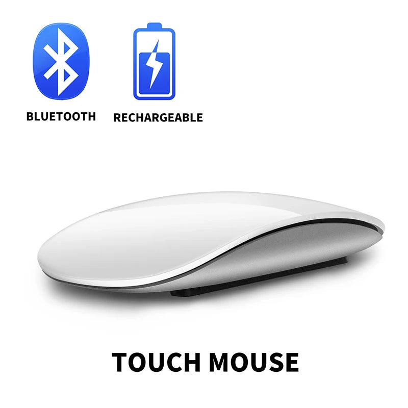 Wireless Bluetooth Mouse Multi-Touch Ergonomic Silent Mouse Type-C Charging Portable Laptop Office Gaming Universal Mouse