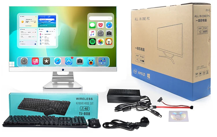 All In One Gaming Pc Computer Processors Core I7 16gb+512gb Oem Computer All In One Pc For Student And Caompany