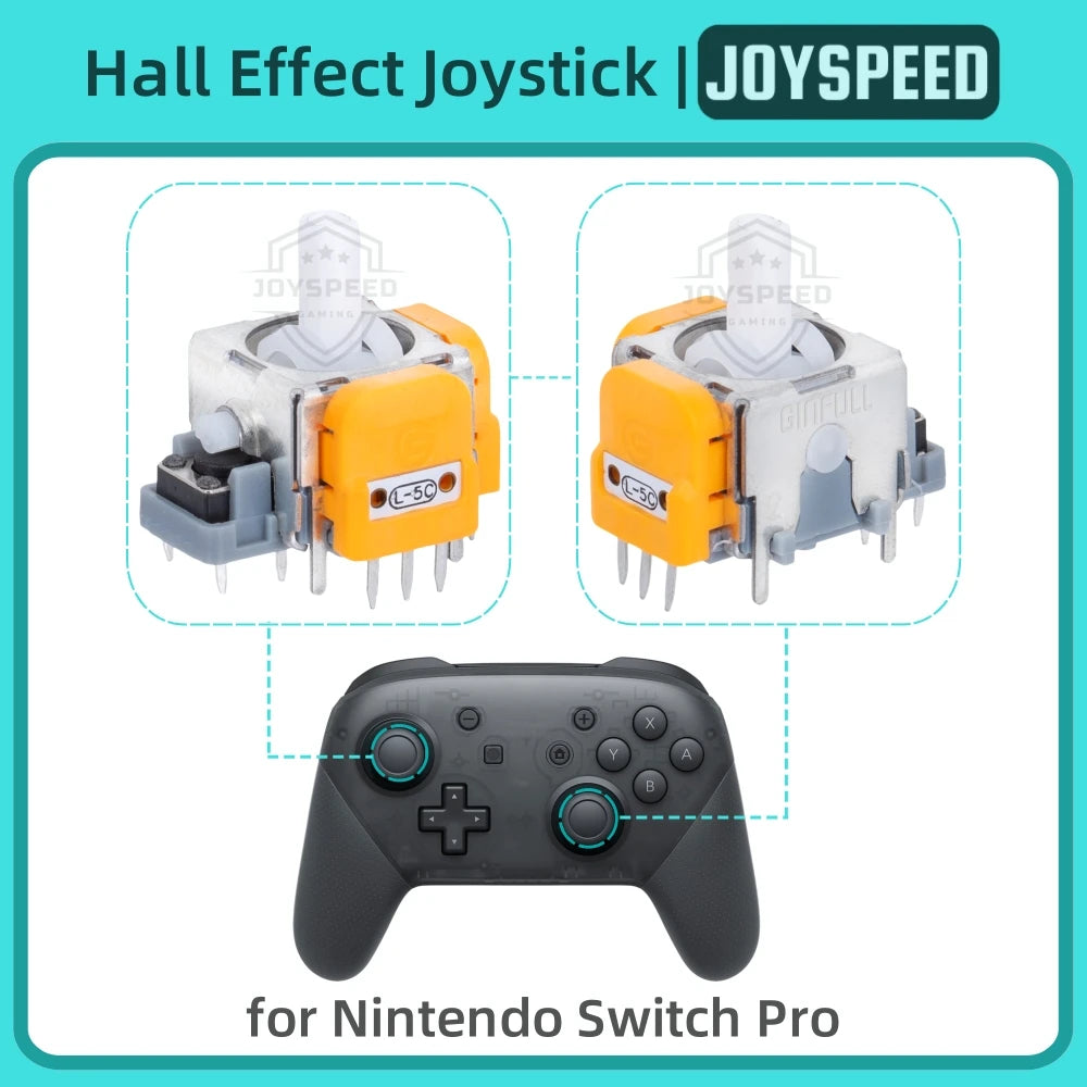10/30pcs Hall Effect Joystick for PS5 DualSense PS4 Controller 3D Analog Stick for Xbox One Series Switch Thumbstick Accessories