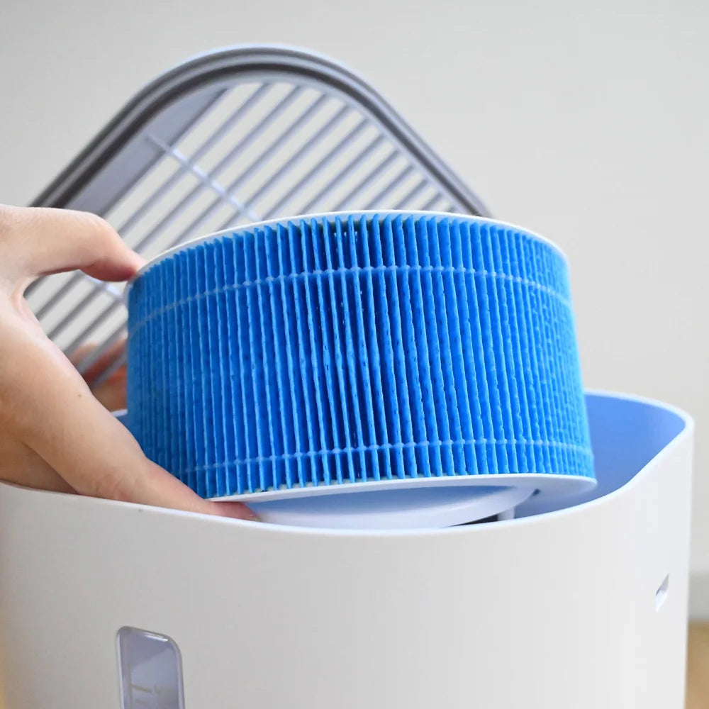 2-in-1 Air Purifier with Humidifier Combo for Home Allergies and Pets Hair, Smokers in Bedroom, H13 True HEPA Filter