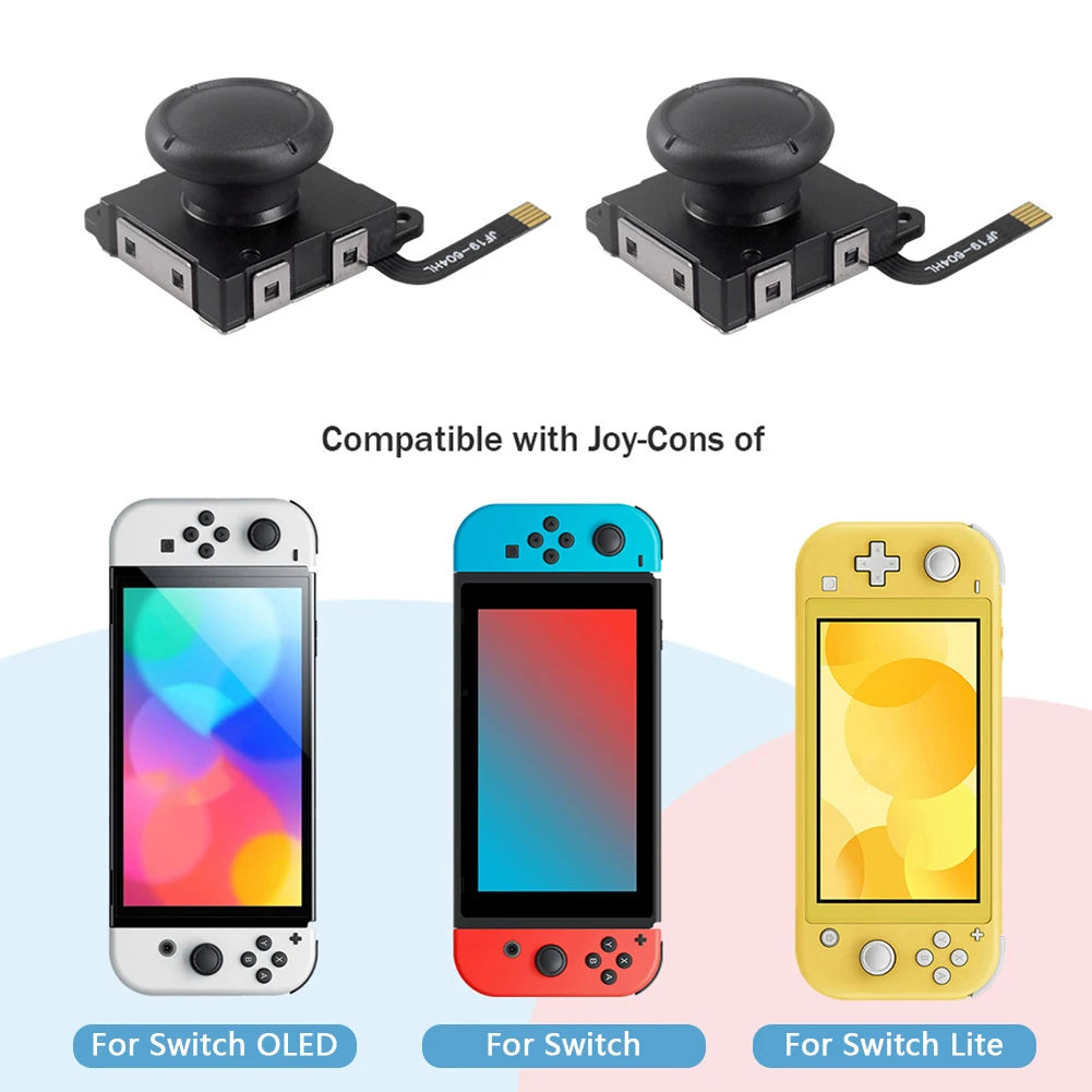 1/2PCS Hall effect Joystick for Switch JoyCon Controller 3D Analog Stick Sensor Potentiometer Module For Switch Lite Switch OLED