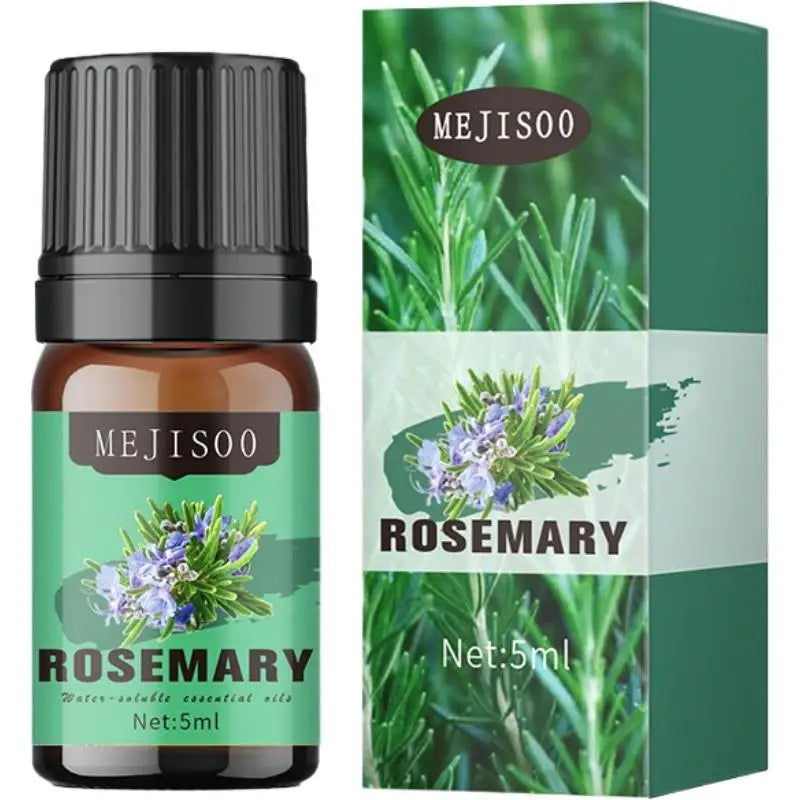 12 Flavors Essential Oils For Aroma Diffuser AirHumidifier Home Water-soluble Lavender Eucalyptus Lemon Bergamot 5ml