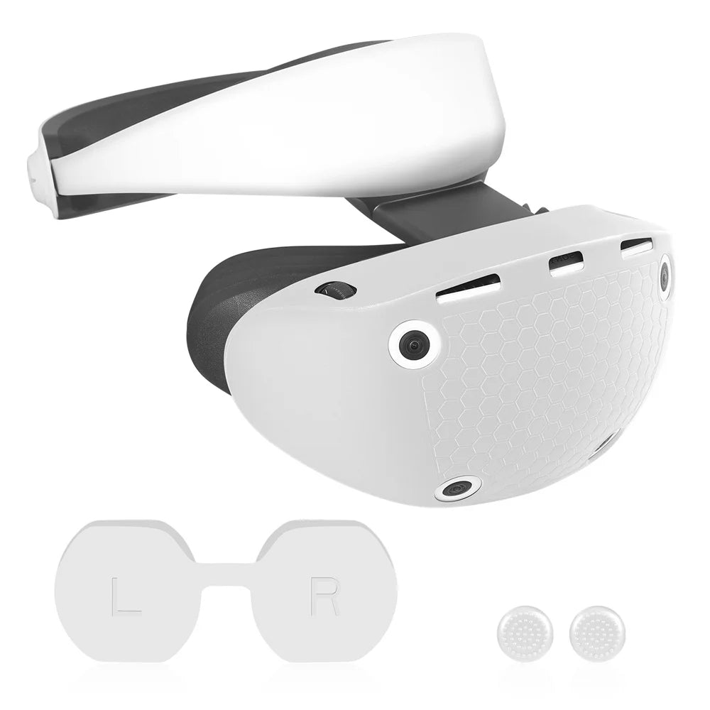 New VR Headset Silicone Protective Cover for P SVR2 Protective Shell Lens Caps Handle Keycaps Set for P SVR 2 Accessories