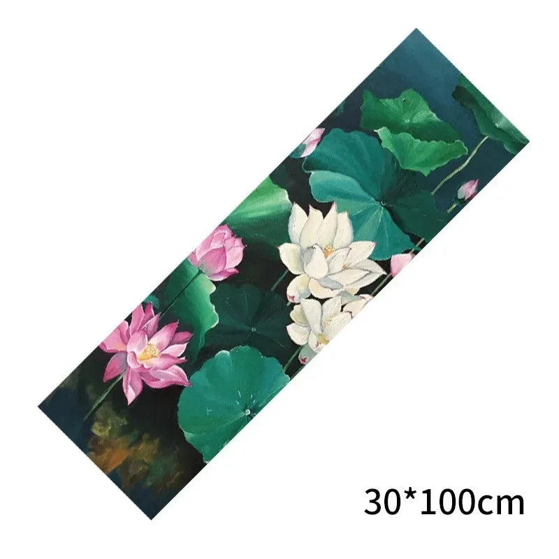 30*100cm Printed Yoga Towel Portable Double Layer Non-Slip Mat Protection Yoga Exercise Pad Quick Drying Pilates Towel Blanket