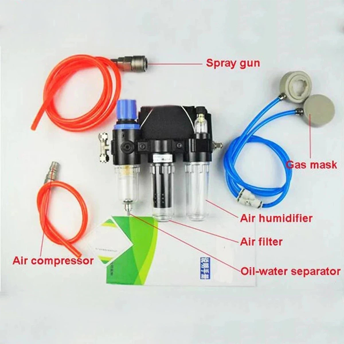 High quality Functional Air-Supply Industrial Respirator System 6800 Air-Supply Full-Face Mask protection work Gas MaskFull mask